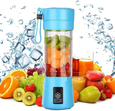 USB Portable Juicer Blender 380ml | 6 Blade Mini Fruit Blender