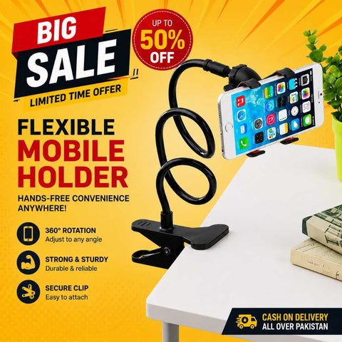 Flexible Gooseneck Mobile Phone Holder Clip Stand My Store