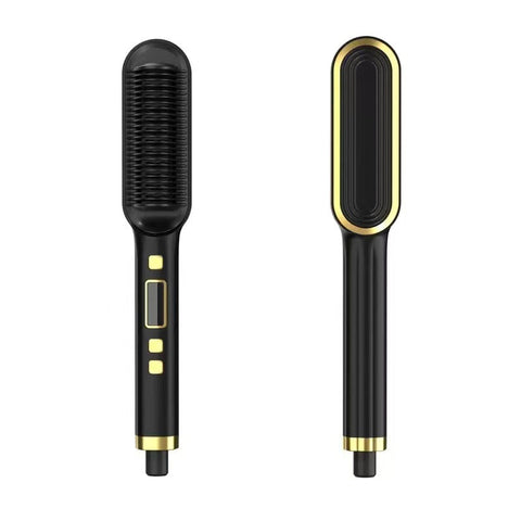 Hair Straightener Brush - 2 in 1 shahzad store