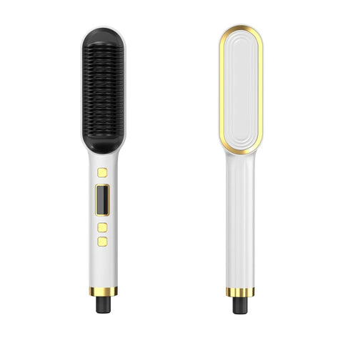 Hair Straightener Brush - 2 in 1 shahzad store