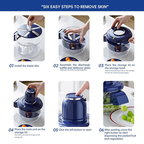 Quick & Effortless Peeling Machine - Automatic Electric Fruit Peeler Nexvorapk